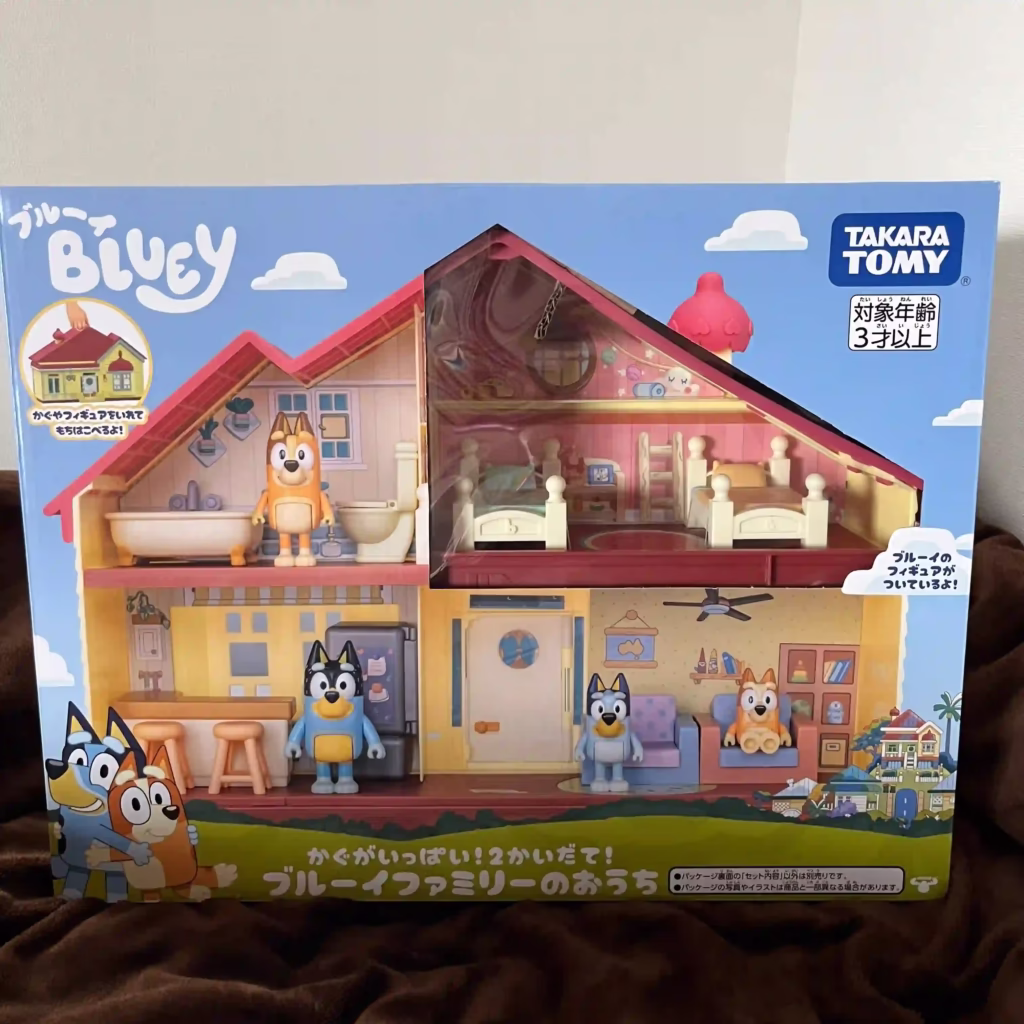 ”ブルーイかぐがいっぱい！2かいだて！ブルーイファミリーのおうち“の外箱写真