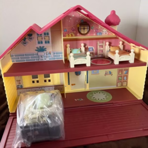 ブルーイファミリーのおうちの本体、付属品の写真