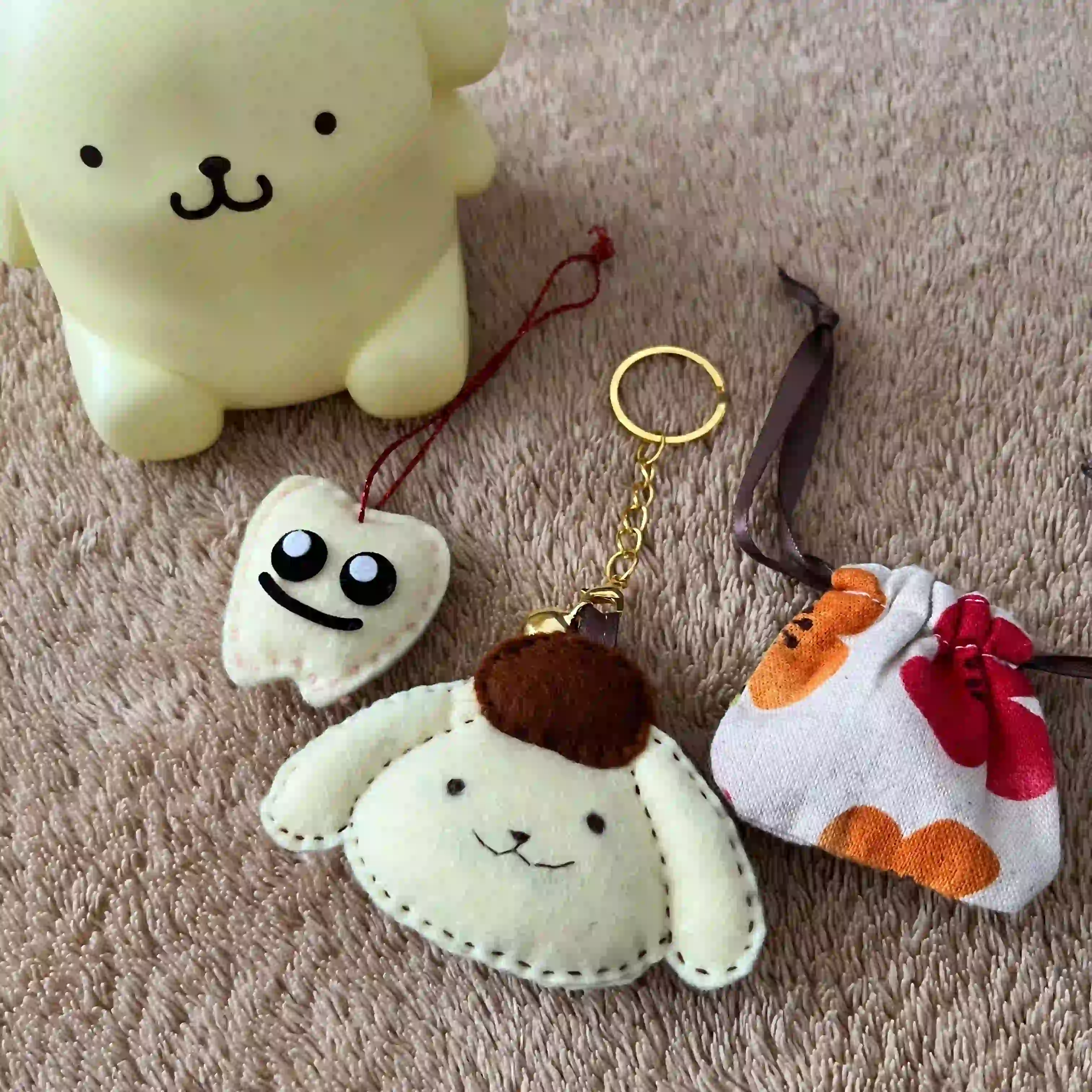 子どもの歯医者へ行く時の手作りお守りの写真