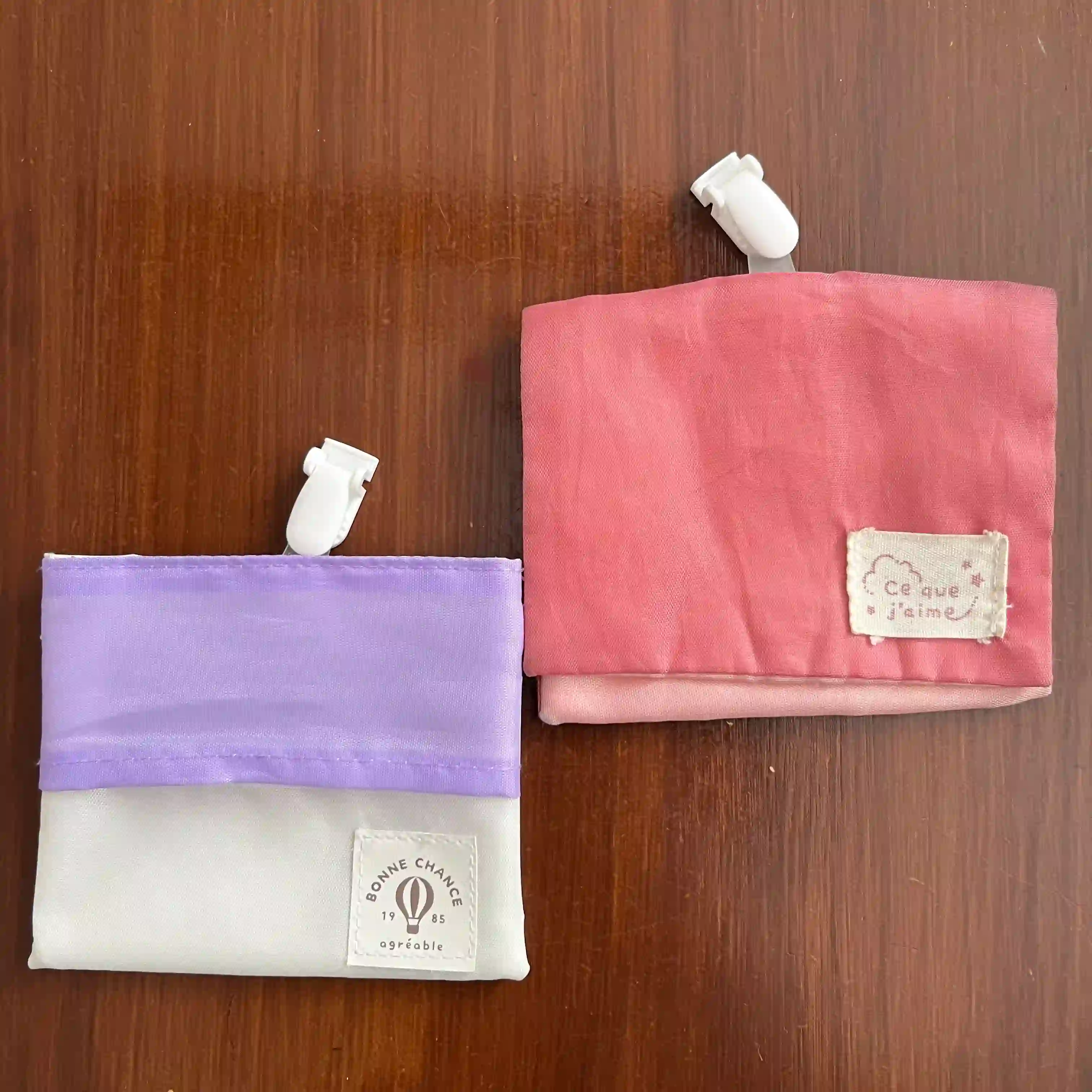 100円ショップで購入した移動ポケットの写真