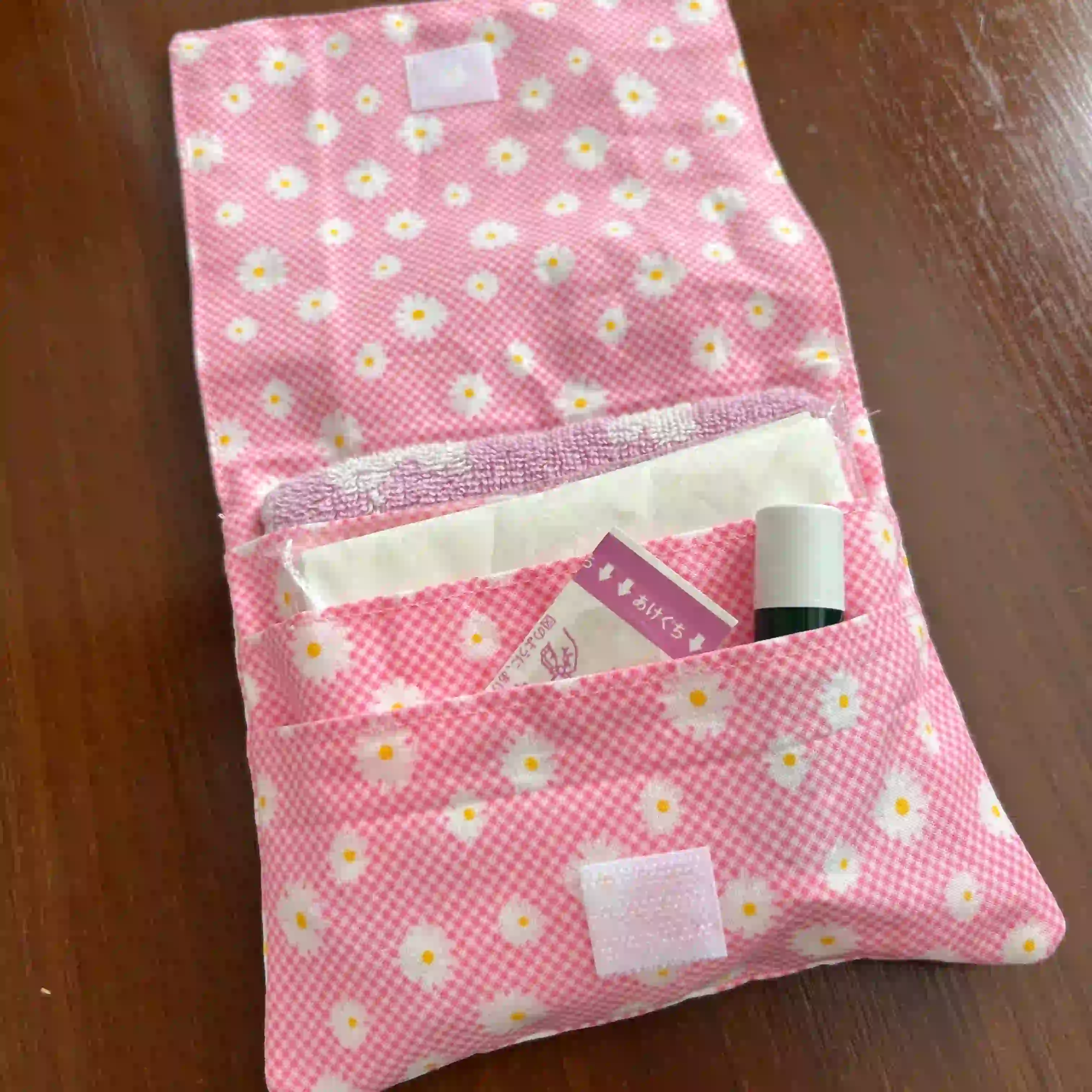 移動ポケットの中身の写真