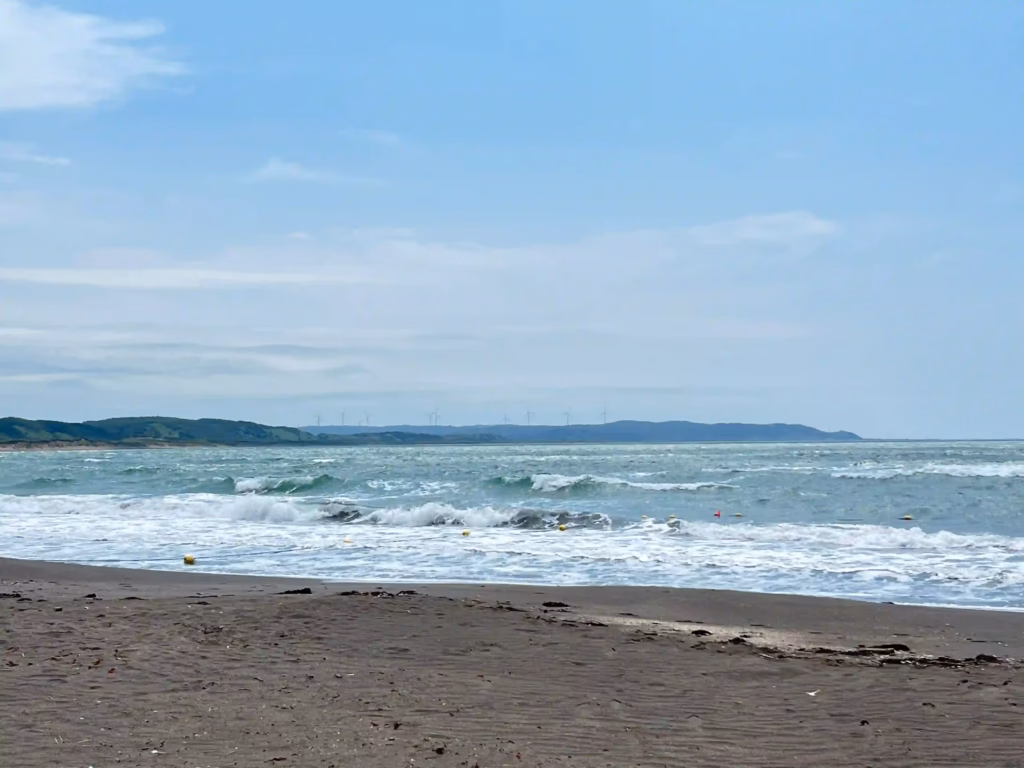夏休みに行った海水浴場の写真