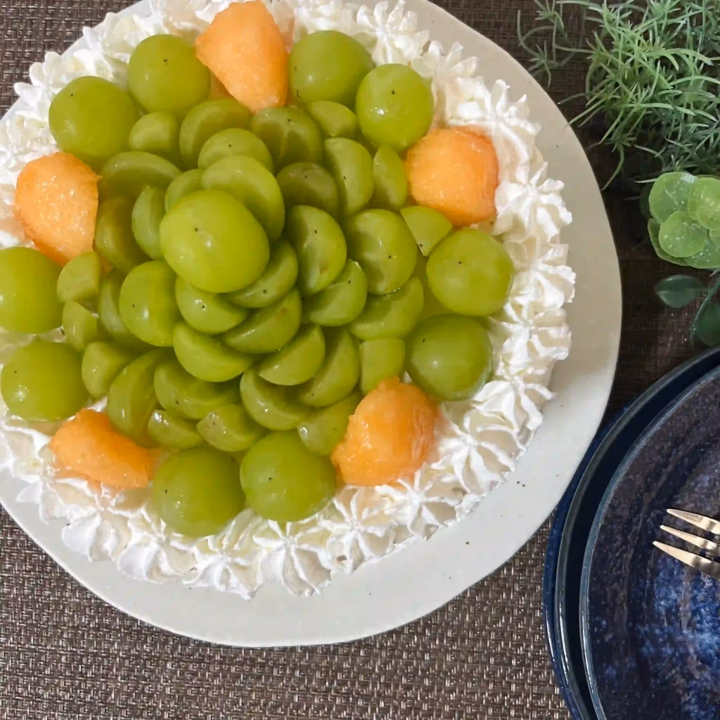 夏パパの手作り誕生日ケーキ